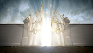 Picture of Heaven's pearly gates opening