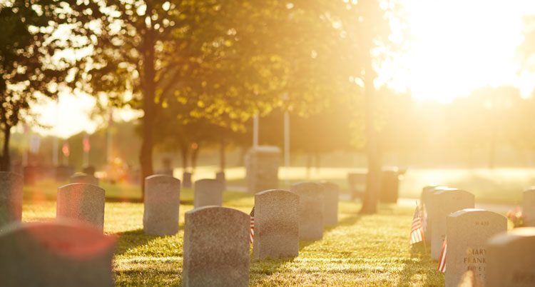 Picture of graveside - Is death the ultimate healing for Christians?