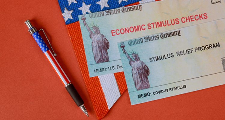 Picture of economic stimulus check relief program