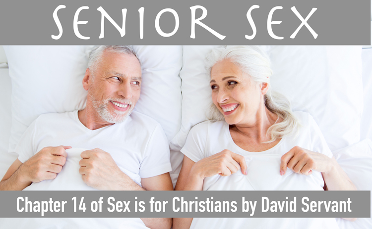 Picture of older couple in bed - Chapter 14, "Senior Sex"