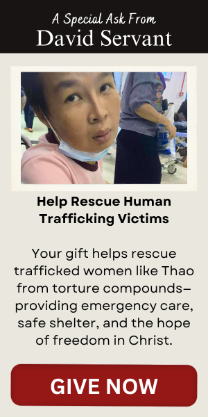 Help provide support to victims of Human Trafficking